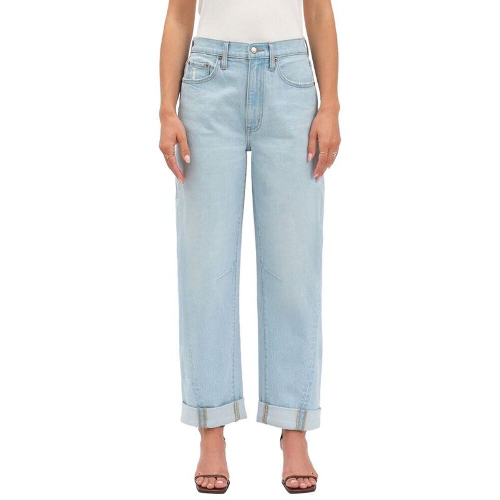 Daze Denim Womens  Venice Slow Dance High Rise Barrel Leg Jean